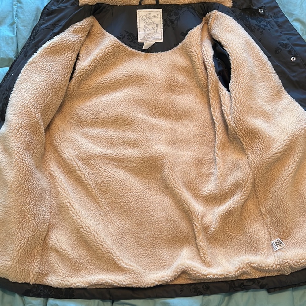 Element Eden Sherpa Lined Coat Medium - Picture 8 of 16